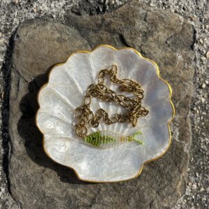 Collier poisson vert
