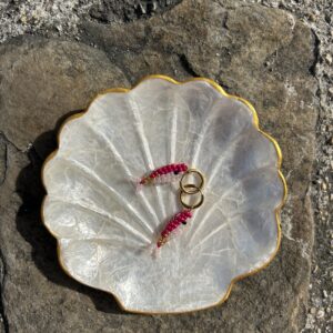 Boucles d'oreilles poisson rose clair